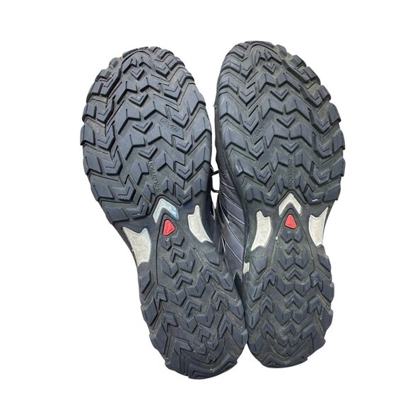 Salomon Gore-Tex Contagrip mens black hiking trail running sneakers 10 SKU 9359 - Picture 5 of 16